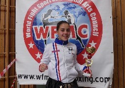 Montreuillois: à 13 ans, Léane est devenue championne du monde de kick-boxing