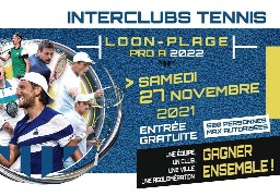 Lucas Pouille présent pour les championnats de France par équipes à Loon-plage !