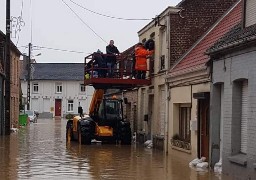 Des communes des Flandres inondées après les fortes pluies