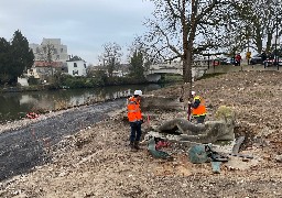 Abbeville: la statue de la Femme Nue désormais tournée vers le fleuve