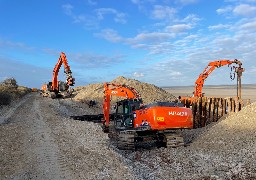 Cayeux: les travaux de sécurisation de la Route Blanche déjà bientôt terminés