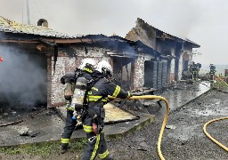 Feu généralisé d’habitations cet après-midi à Steenvoorde