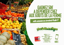 Gagnez 50€ à dépenser chez AUX GOUTS DE LA FERME