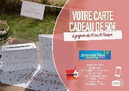 50€ à dépenser chez Joyeuses Fées à gagner avec Radio 6