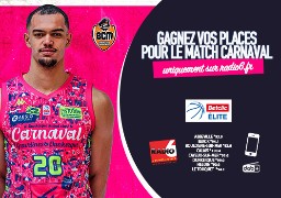 Jeu Web - Gagnez 2 places pour le Match Carnaval du BCM ce dimanche 13 mars