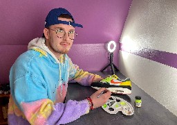 St Riquier: Romain cartonne avec sa société de restauration de sneakers