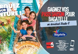 Gagnez votre PASS SAISON pour 2 personnes avec Bagatelle