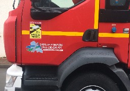 Un bateau en feu au Touquet