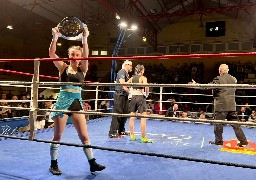 Le boxeuse Cassandra Crèvecoeur championne d'Europe !