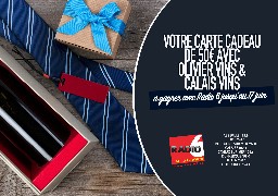 GAGNEZ 50 EUROS AVEC CALAIS VINS ET OLIVIER VINS