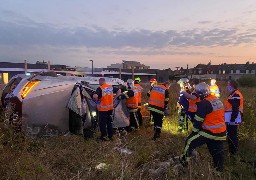 Spectaculaire accident ce matin à Coudekerque-Branche