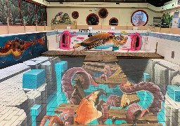 La piscine de Doullens transformée en musée de street art éphémère avant sa destruction