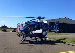Un hélicoptère vérifie les câbles électrique à Dunkerque, Amiens et St-Pol-sur-Ternoise