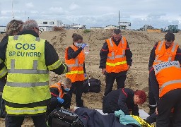 Loon-plage : un jeune garçon blessé gravement à l'entraînement de moto-cross.