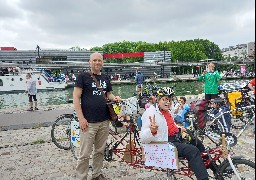 En fauteuil roulant, Fabrice Rouillé, va relier Berck à Biarritz sur un tandem adapté 