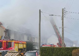 Un incendie détruit totalement une maison à Saint-Pol-sur-Mer.