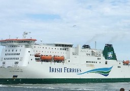 Un feu se déclare dans un navire d'Irish Ferries entre Douvres et Calais.