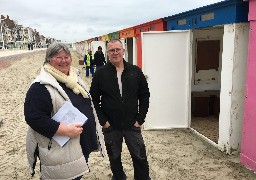 A Malo, les 195 kiosques de plage sont montés grâce à l'association CETIDE.