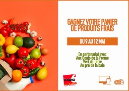 Gagnez votre panier gourmands avec les producteurs locaux de Vert de Terre et Aux Gouts de la Ferme