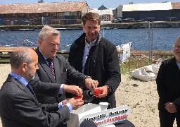 A Dunkerque, Euraénergie, un bâtiment démonstrateur écologique est en construction au môle 2.