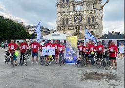 Les jeunes de l'IME de Rang-du-Fliers de retour de leur périple en vélo entre Londres et Paris 