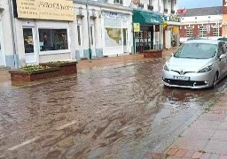 De nombreuses rues de Berck-sur-mer inondées au petit matin 