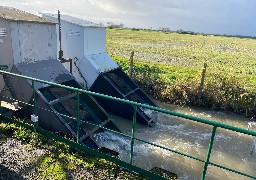 Inondations du Delta de l'AA : les petites marées empêchent l'évacuation rapide de l'eau malgré un fonctionnement des pompes jours et nuits... 