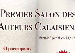 Première édition du salon des auteurs calaisiens !