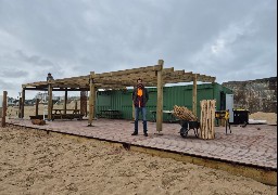  Dernière ligne droite avant l’ouverture du bar de plage à Blériot