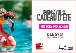 Radio 6 et kandy vous offrent : barbecue, piscine, chaise longue...