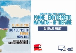 Radio 6 vous offre vos places pour le concert de Pomme, Eddy de Pretto...