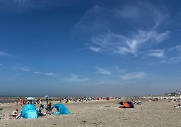 Vague de chaleur et affluence sur les plages du littoral