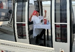 100 personnes dînent ce soir sur la Grande Roue à Berck sur mer ! 