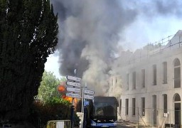 Un bus a pris feu cet après-midi à Gravelines 