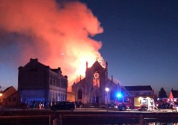 Saint-Omer : l'Eglise de l'Immaculée-Conception ravagée par les flammes