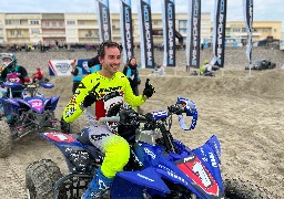 Beach Cross de Berck: Randy Naveaux (Yamaha) remporte la course des quads