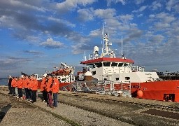 Calais : un nouveau ponton inauguré pour renforcer le dispositif de sauvetage en mer. 