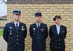 Maxence Routier nouveau commandant du Peloton de surveillance et d’intervention de Marck. 