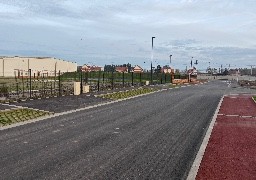 Calais : des aménagements à la friche des 4 coins dans le quartier du Vauxhall. 