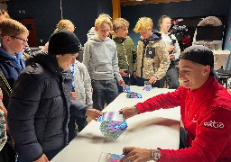 De retour à Boulogne, le tennisman Terence Atmane a partagé un moment privilégié avec des collégiens 