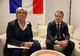 A Boulogne sur mer, la filière pêche reçoit la députée européenne Identité et Démocratie, France Jamet.