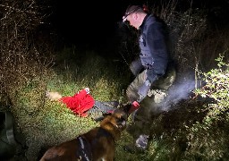 Le chien de la gendarmerie d'Abbeville retrouve une nonagénaire disparue