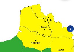 Vigilance jaune pour orages en deuxième partie de journée