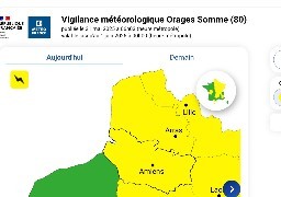 Météo : vigilance jaune pour un risque d'orages dans les Hauts de France.