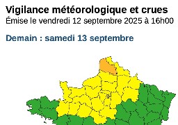 Météo : Le Pas de Calais passe en vigilance orange pluies-inondations