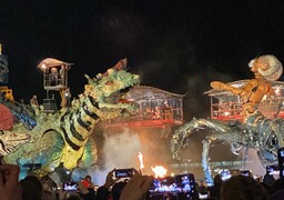 L'odyssée du Varan a attiré 150 000 personnes samedi soir à Calais