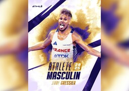 Boulogne: Jimmy Gressier élu athlète masculin de l’année par la Fédération Française d’Athlétisme