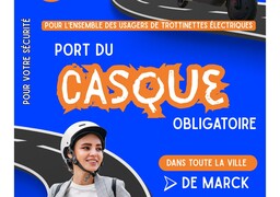 Dès 14 ans, le casque devient obligatoire en trottinette électrique à Marck !