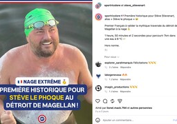 Magellan à la nage : l’exploit fou de Steve Stievenart, le Wimereusien surnommé « Stève le phoque »
