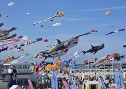 Berck: 170 000 visiteurs pour le premier week-end des Rencontres Internationales de Cerfs-Volants